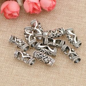 NEW 10 Piece Silver Dreadlocks Hair Beads